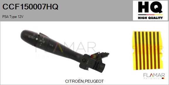 FLAMAR CCF150007HQ - Commutateur de colonne de direction droxauto.com