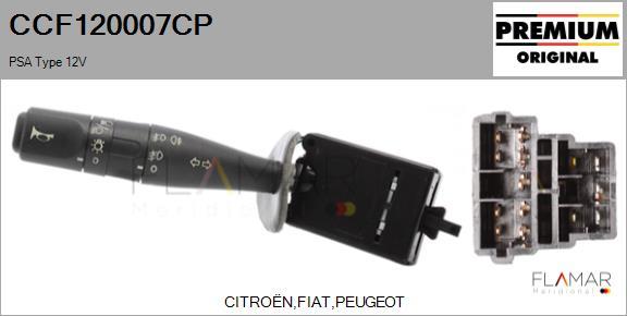 FLAMAR CCF120007CP
 - Commutateur de colonne de direction droxauto.com