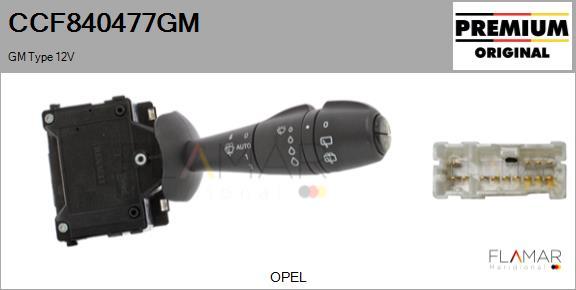 FLAMAR CCF840477GM
 - Commutateur de colonne de direction droxauto.com