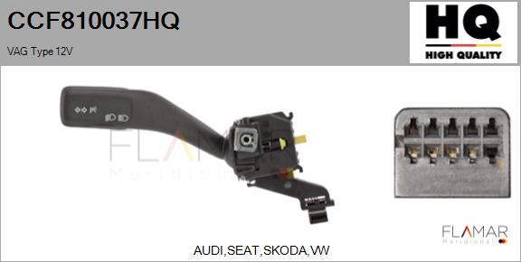 FLAMAR CCF810037HQ
 - Commutateur de colonne de direction droxauto.com