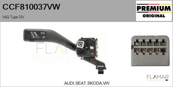 FLAMAR CCF810037VW
 - Commutateur de colonne de direction droxauto.com