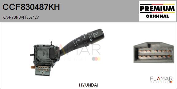 FLAMAR CCF830487KH
 - Commutateur de colonne de direction droxauto.com