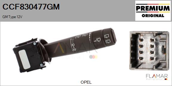 FLAMAR CCF830477GM
 - Commutateur de colonne de direction droxauto.com