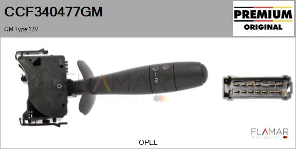 FLAMAR CCF340477GM
 - Commutateur de colonne de direction droxauto.com