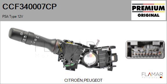 FLAMAR CCF340007CP
 - Commutateur de colonne de direction droxauto.com