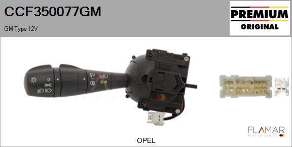 FLAMAR CCF350077GM
 - Commutateur de colonne de direction droxauto.com