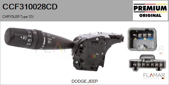 FLAMAR CCF310028CD
 - Commutateur de colonne de direction droxauto.com