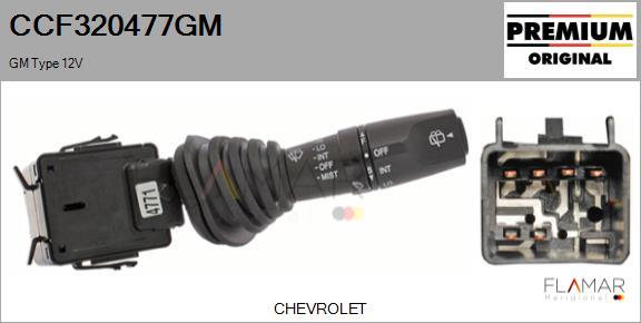 FLAMAR CCF320477GM
 - Commutateur de colonne de direction droxauto.com