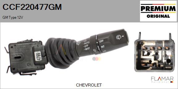 FLAMAR CCF220477GM
 - Commutateur de colonne de direction droxauto.com
