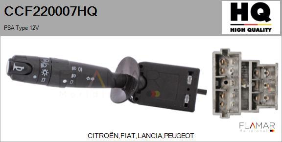 FLAMAR CCF220007HQ
 - Commutateur de colonne de direction droxauto.com