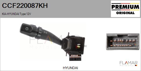 FLAMAR CCF220087KH
 - Commutateur de colonne de direction droxauto.com