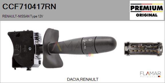 FLAMAR CCF710417RN
 - Commutateur de colonne de direction droxauto.com
