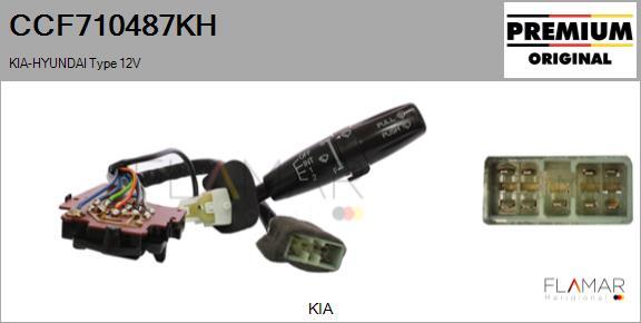 FLAMAR CCF710487KH
 - Commutateur de colonne de direction droxauto.com