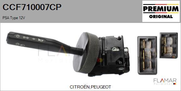 FLAMAR CCF710007CP
 - Commutateur de colonne de direction droxauto.com