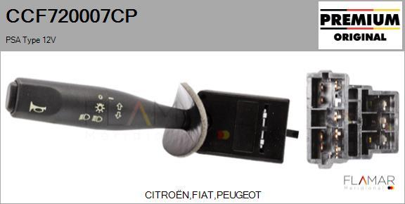 FLAMAR CCF720007CP
 - Commutateur de colonne de direction droxauto.com