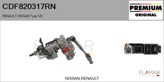 FLAMAR CDF820317RN - Colonne de direction droxauto.com