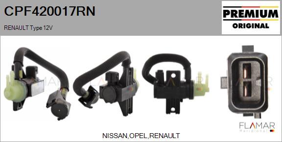 FLAMAR CPF420017RN - Capteur de pression, turbocompresseur droxauto.com