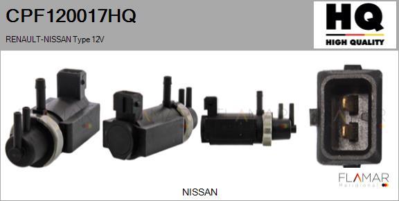 FLAMAR CPF120017HQ - Transmetteur de pression, contrôle des gaz d'échappement droxauto.com
