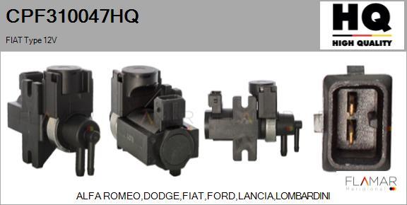 FLAMAR CPF310047HQ - Transmetteur de pression, contrôle des gaz d'échappement droxauto.com