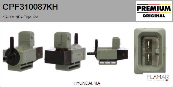 FLAMAR CPF310087KH - Transmetteur de pression, contrôle des gaz d'échappement droxauto.com