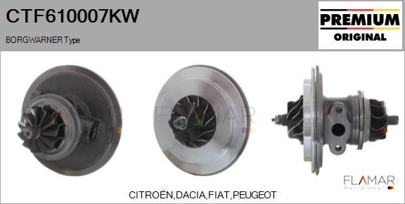 FLAMAR CTF610007KW - Carter central, compresseur droxauto.com