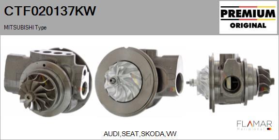 FLAMAR CTF020137KW - Carter central, compresseur droxauto.com