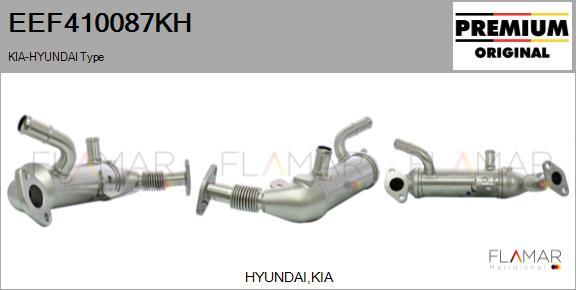 FLAMAR EEF410087KH - Radiateur, réaspiration des gaz d'échappement droxauto.com