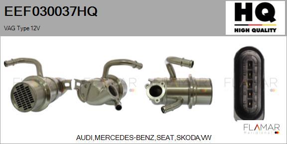 FLAMAR EEF030037HQ - Radiateur, réaspiration des gaz d'échappement droxauto.com