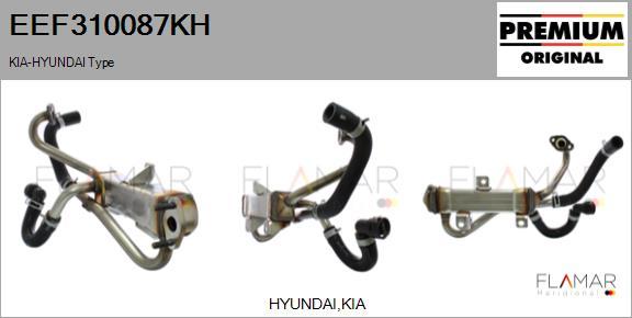 FLAMAR EEF310087KH - Radiateur, réaspiration des gaz d'échappement droxauto.com