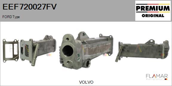 FLAMAR EEF720027FV - Radiateur, réaspiration des gaz d'échappement droxauto.com