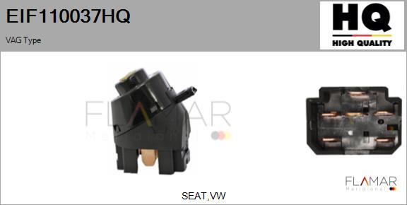 FLAMAR EIF110037HQ - Interrupteur d'allumage / de démarreur droxauto.com
