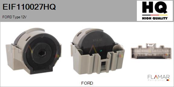 FLAMAR EIF110027HQ - Interrupteur d'allumage / de démarreur droxauto.com