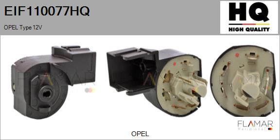 FLAMAR EIF110077HQ - Interrupteur d'allumage / de démarreur droxauto.com