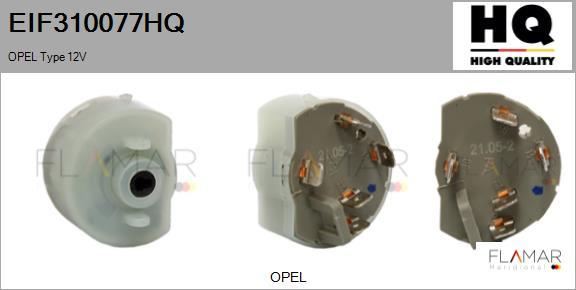 FLAMAR EIF310077HQ - Interrupteur d'allumage / de démarreur droxauto.com