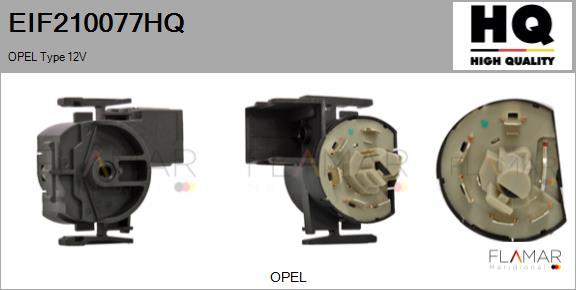 FLAMAR EIF210077HQ - Interrupteur d'allumage / de démarreur droxauto.com