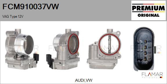 FLAMAR FCM910037VW - Corps papillon droxauto.com