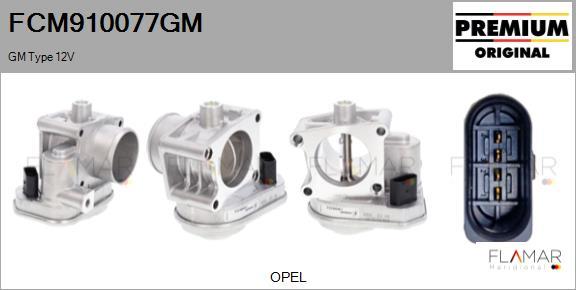 FLAMAR FCM910077GM - Corps papillon droxauto.com