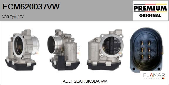 FLAMAR FCM620037VW - Corps papillon droxauto.com