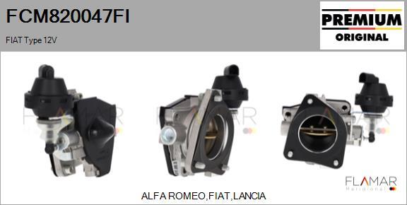 FLAMAR FCM820047FI - Corps papillon droxauto.com