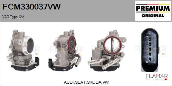 FLAMAR FCM330037VW - Corps papillon droxauto.com