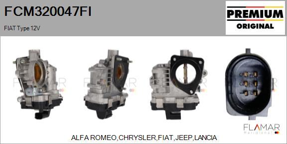 FLAMAR FCM320047FI - Corps papillon droxauto.com