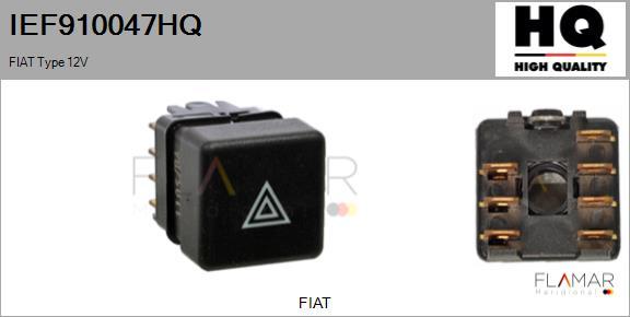 FLAMAR IEF910047HQ - Interrupteur de signal de détresse droxauto.com