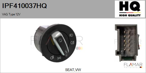 FLAMAR IPF410037HQ - Interrupteur, lumière principale droxauto.com