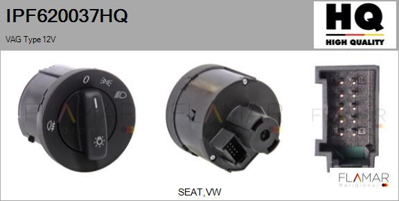 FLAMAR IPF620037HQ - Interrupteur, lumière principale droxauto.com