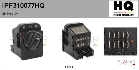 FLAMAR IPF310077HQ - Interrupteur, lumière principale droxauto.com
