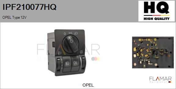 FLAMAR IPF210077HQ - Interrupteur, lumière principale droxauto.com