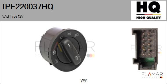 FLAMAR IPF220037HQ - Interrupteur, lumière principale droxauto.com