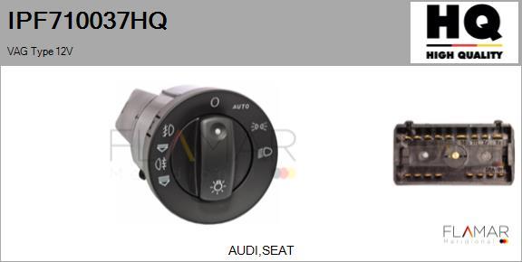 FLAMAR IPF710037HQ - Interrupteur, lumière principale droxauto.com