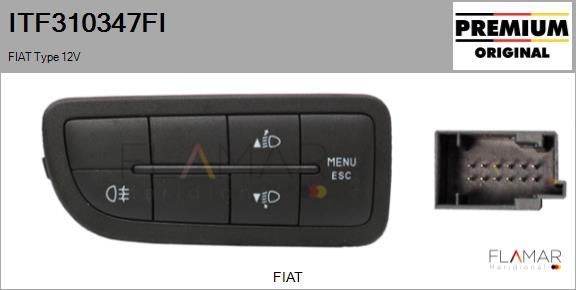 FLAMAR ITF310347FI - Correcteur, portée lumineuse droxauto.com