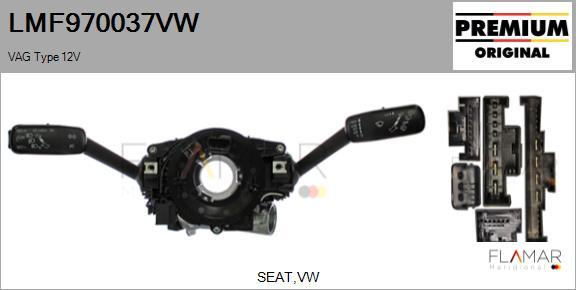 FLAMAR LMF970037VW
 - Commutateur de colonne de direction droxauto.com